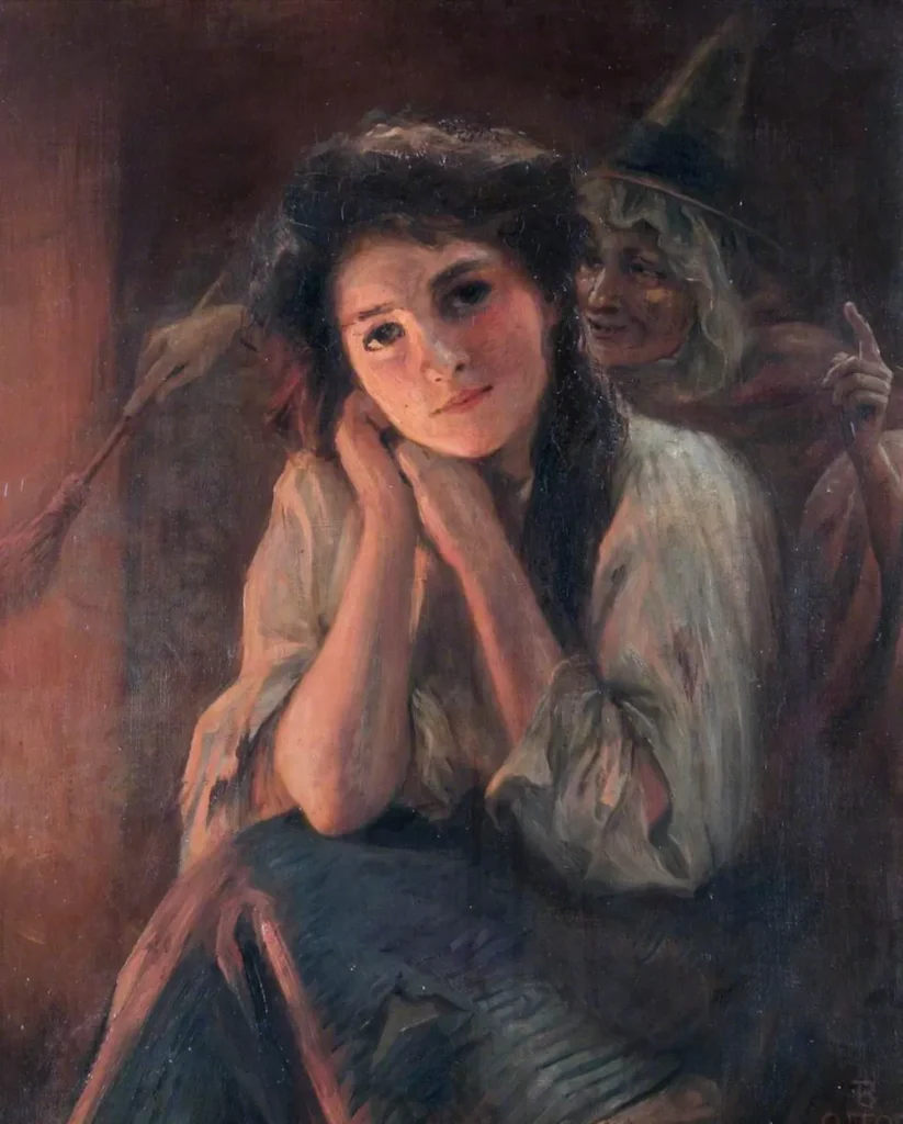 Beatrice Offor Girl and a Witch Painting