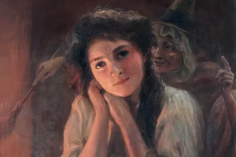 beatrice offor girl and a witch painting