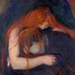 edvard munch vampire painting