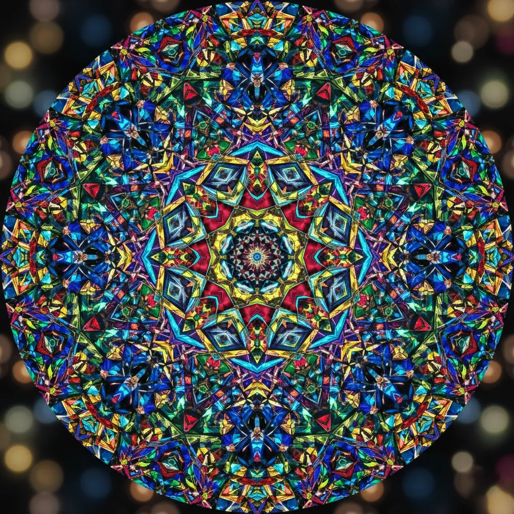 kaleidoscope patterns transformation metaphor