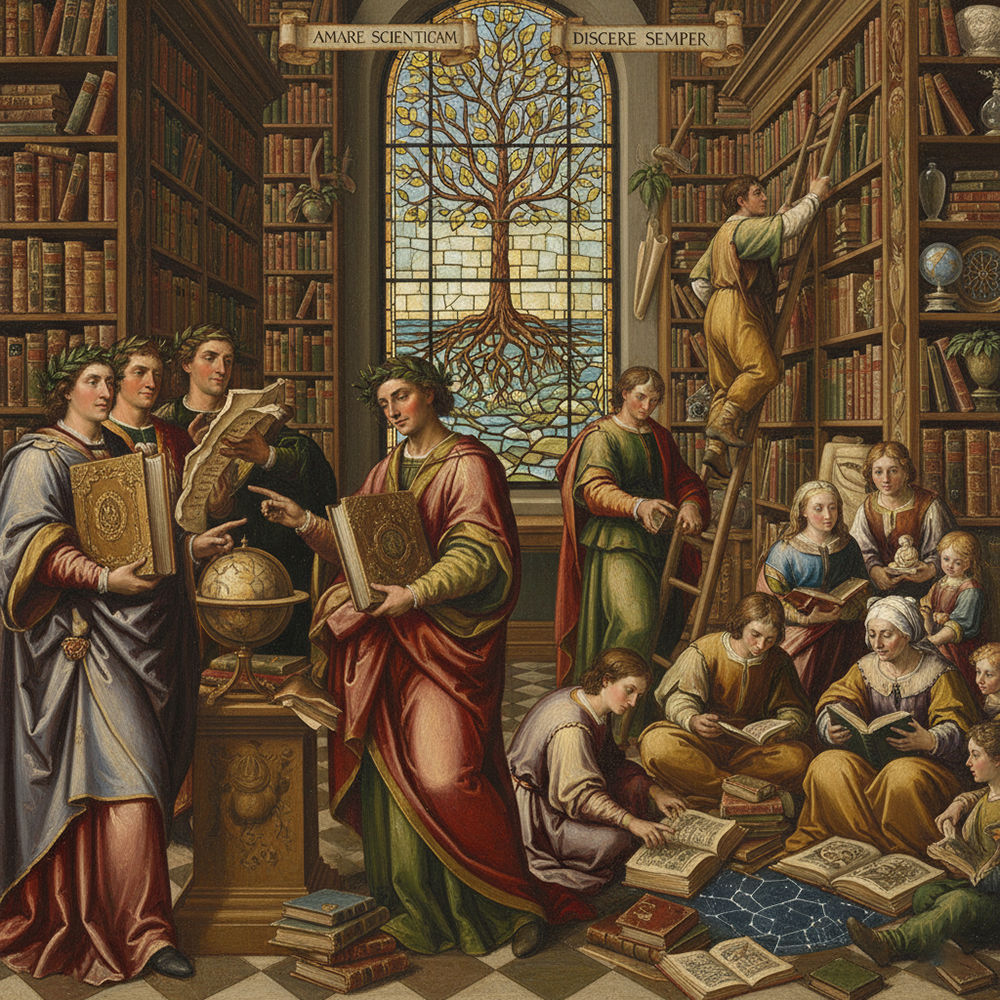 knowledge lovers vs lifelong learners in a library