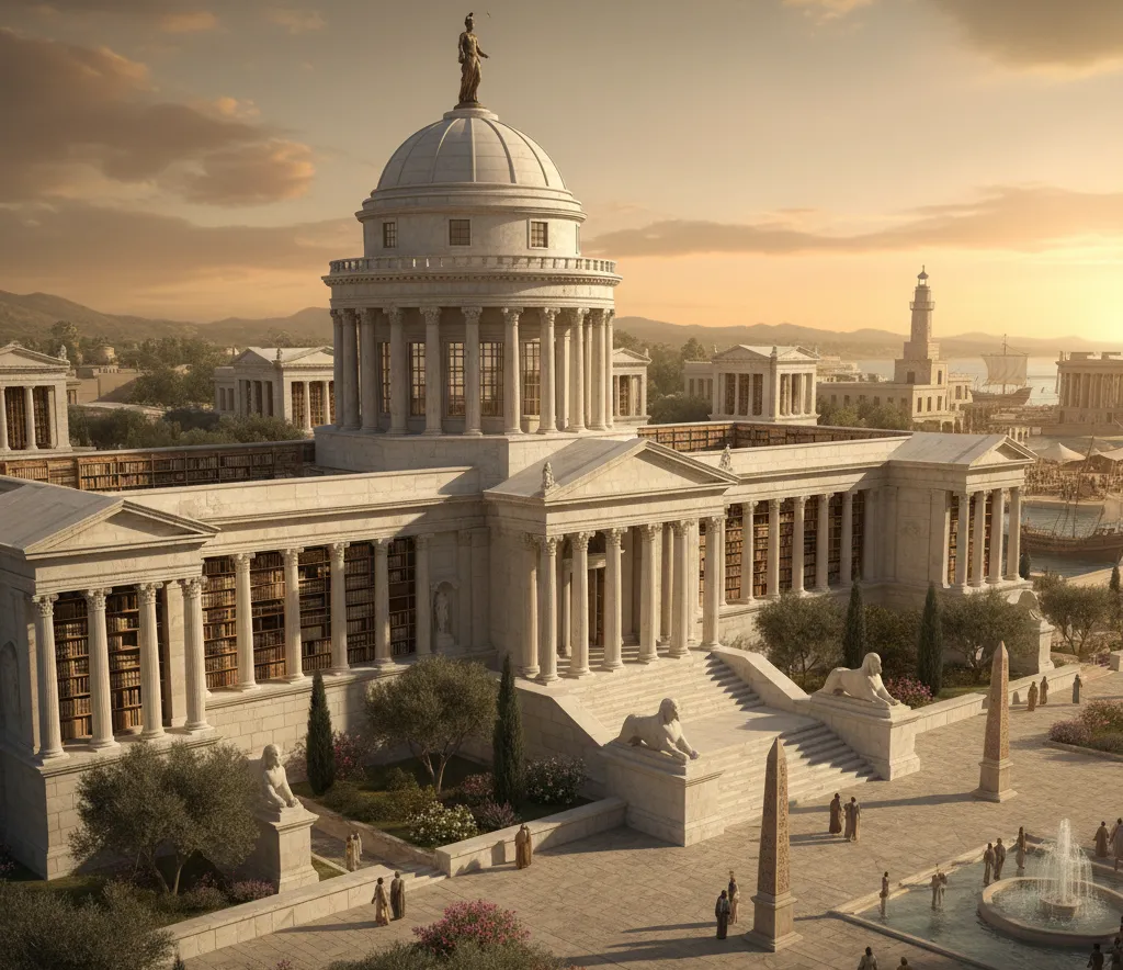 library of alexandria reconstruction