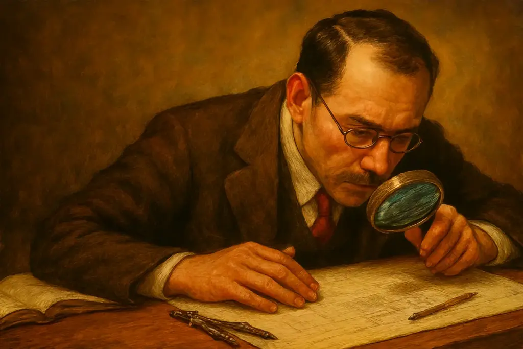 man searching for meaning