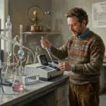 painting of a science lover